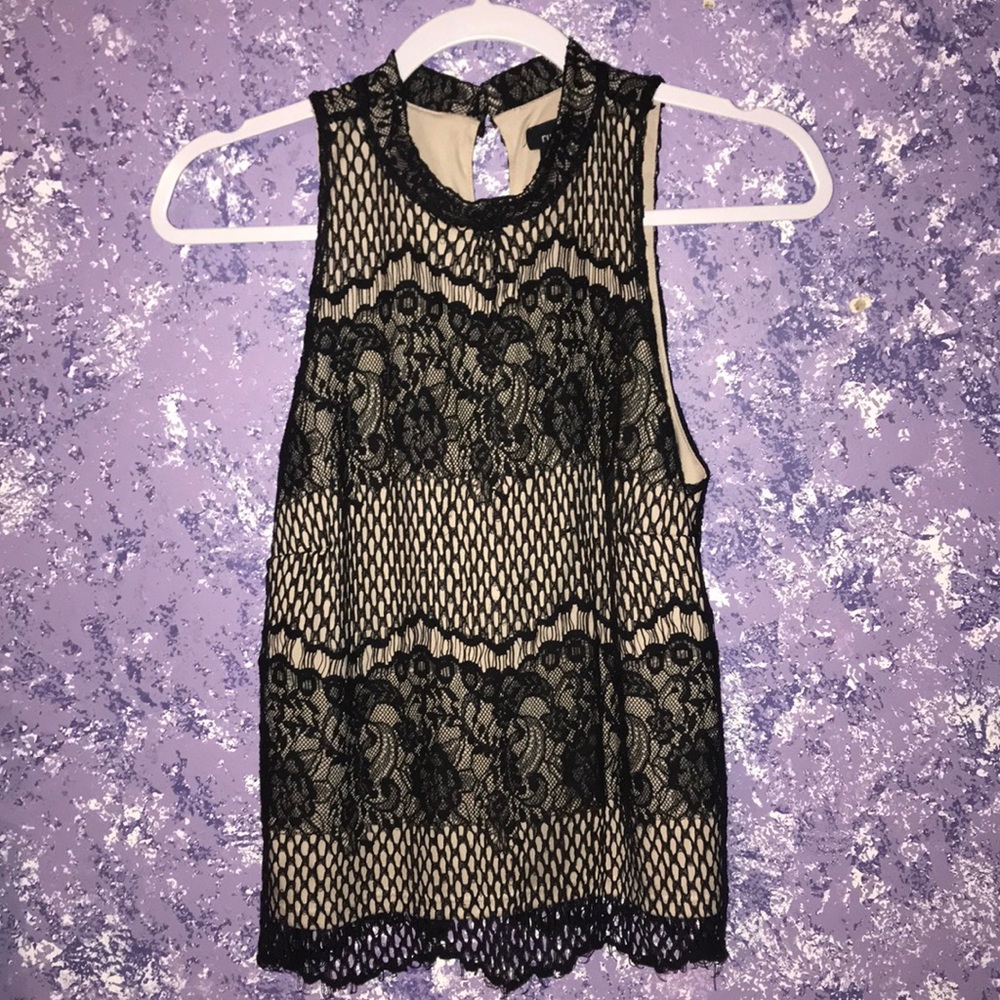 Rue21 Black & tan tank top